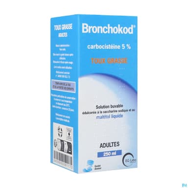 BRONCHOKOD GE 5% SOL BUV S/S 250ML