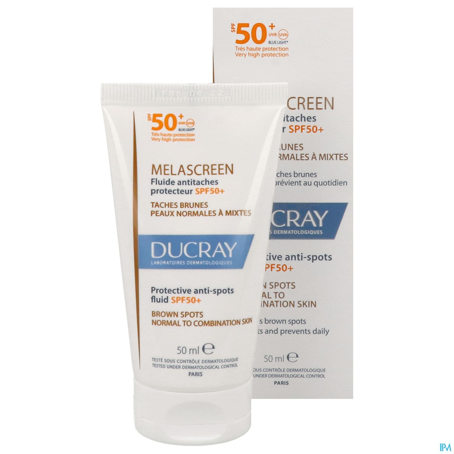 Ducray Melascreen Uv Fluide Antitaches Spf50+ 50ml