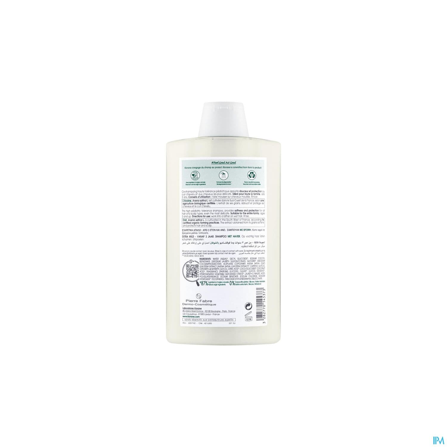 KLORANE SH AVOINE 400ML