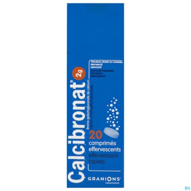 Calcibronat 2g Comprime Effervescent 20