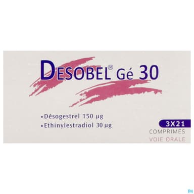 Desobel 150mcg/30mcg Comprime 21 X3