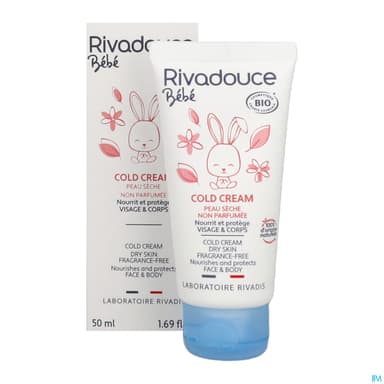 Rivadouce Bebe Cold Cream Bio 50ml