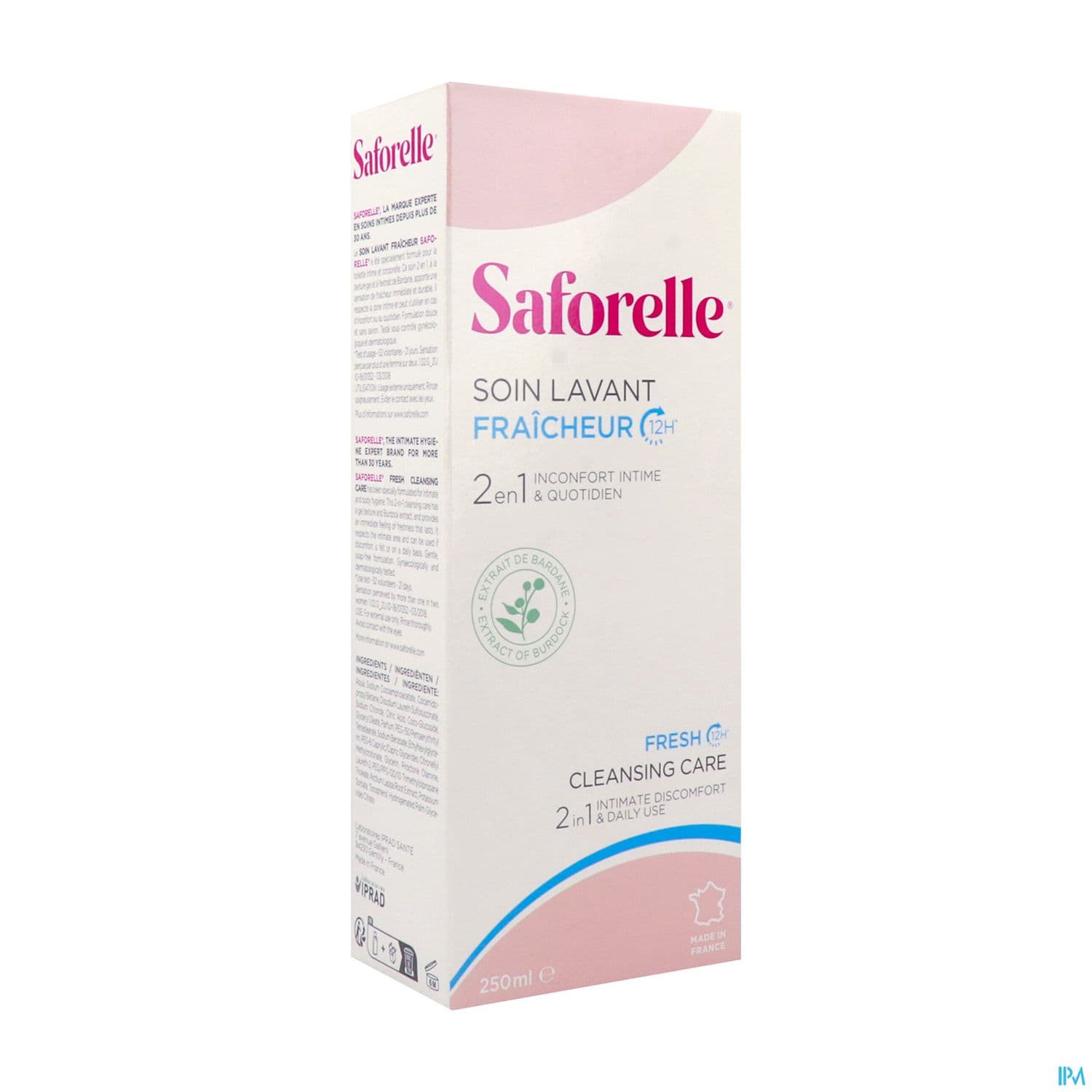 Saforelle Soin Lavant Fraicheur Fl 250ml