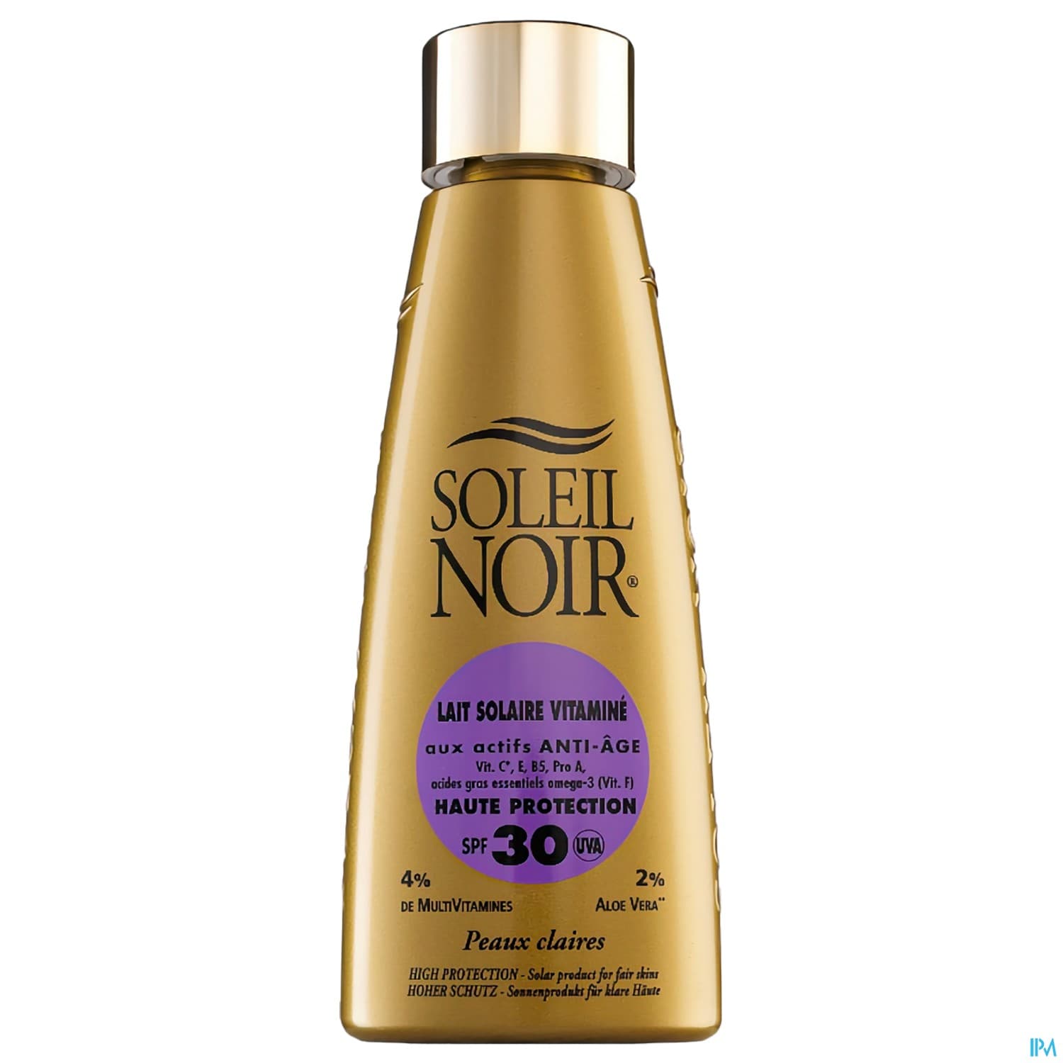 Soleil Noir Lait Solaire Vitamine Ip 30 Haute Protection 150ml