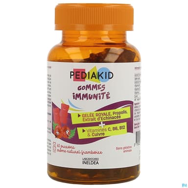 PEDIAKID GOM IMMUNITE FRAMB OURS60