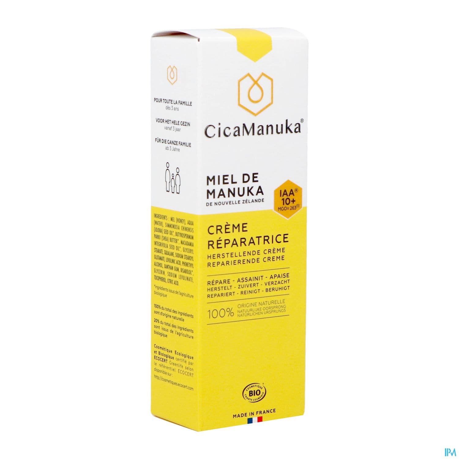 Cicamanuka Creme Reparatrice Au Miel De Manuka Iaa10+ 40ml