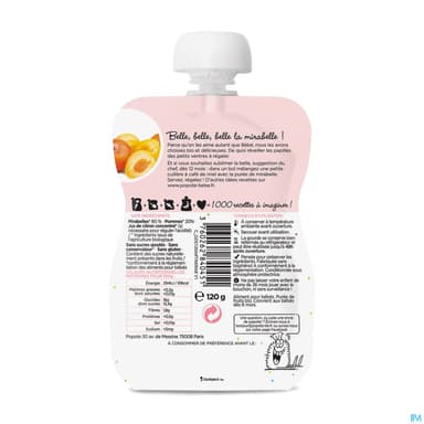 POPOTE COMPOTE MIRABELLE 120G