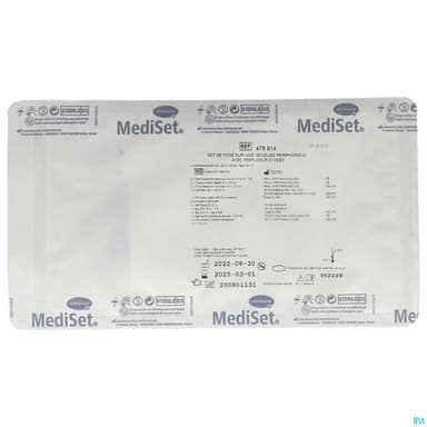 Hartmann Mediset Perfusion Set De Pose De Perfusion Sur Voie Veineuse Peripherique Perfuseur 3voies