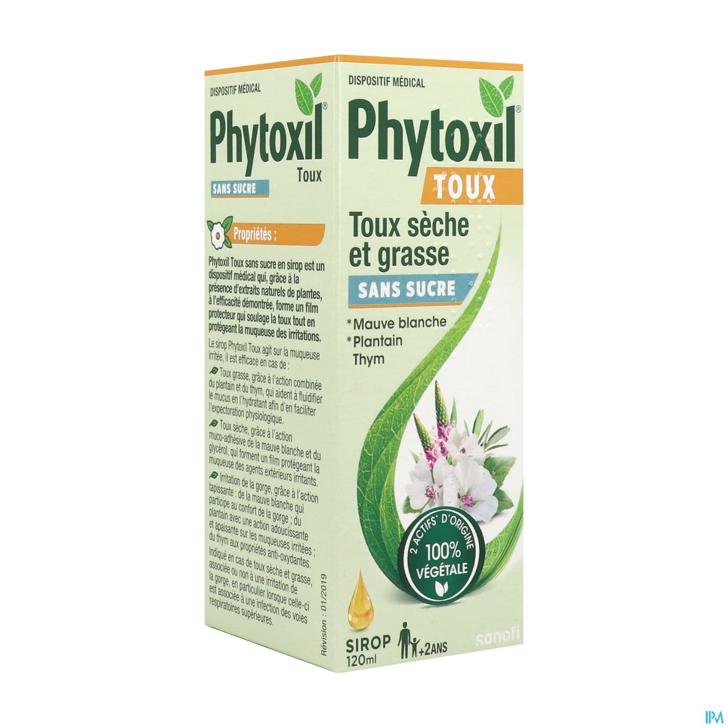 PHYTOXIL TOUX S/SUCRE 120ML