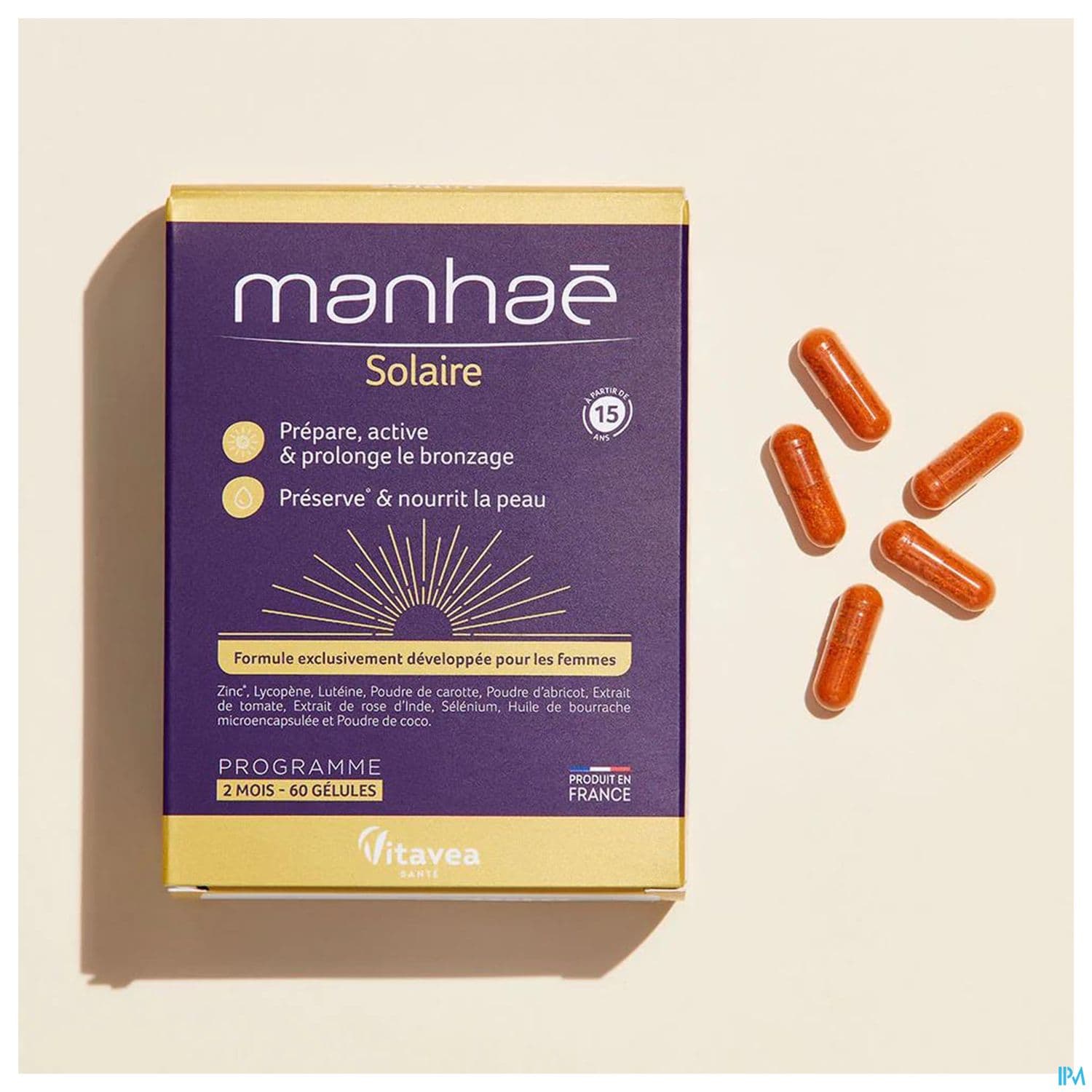 Vitavea Manhae Solaire Gelule 60