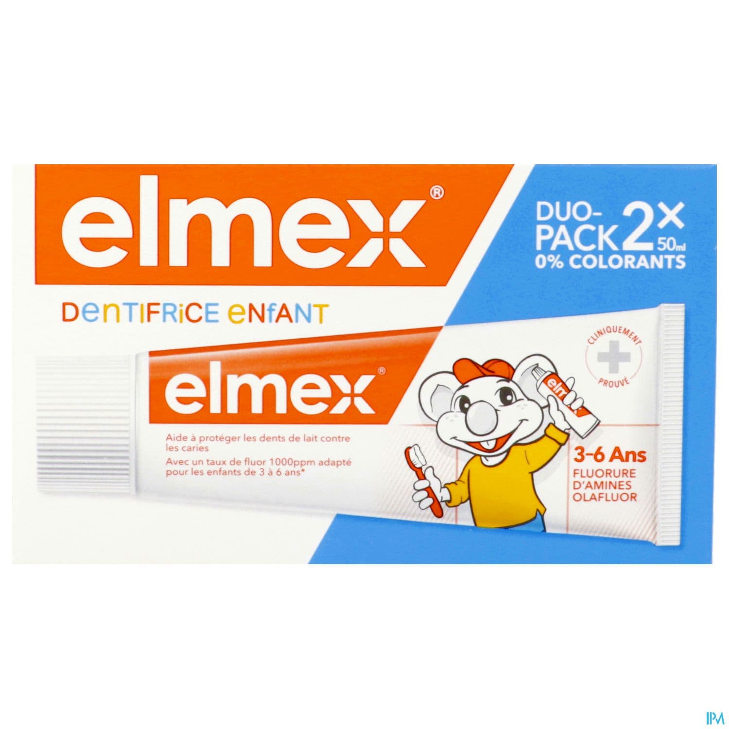 ELMEX DENT ENFANT 3-6ANS 50MLX2