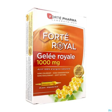 Forte Pharma Forte Royal Gelee Royale 1000mg Ampoule 10ml 20