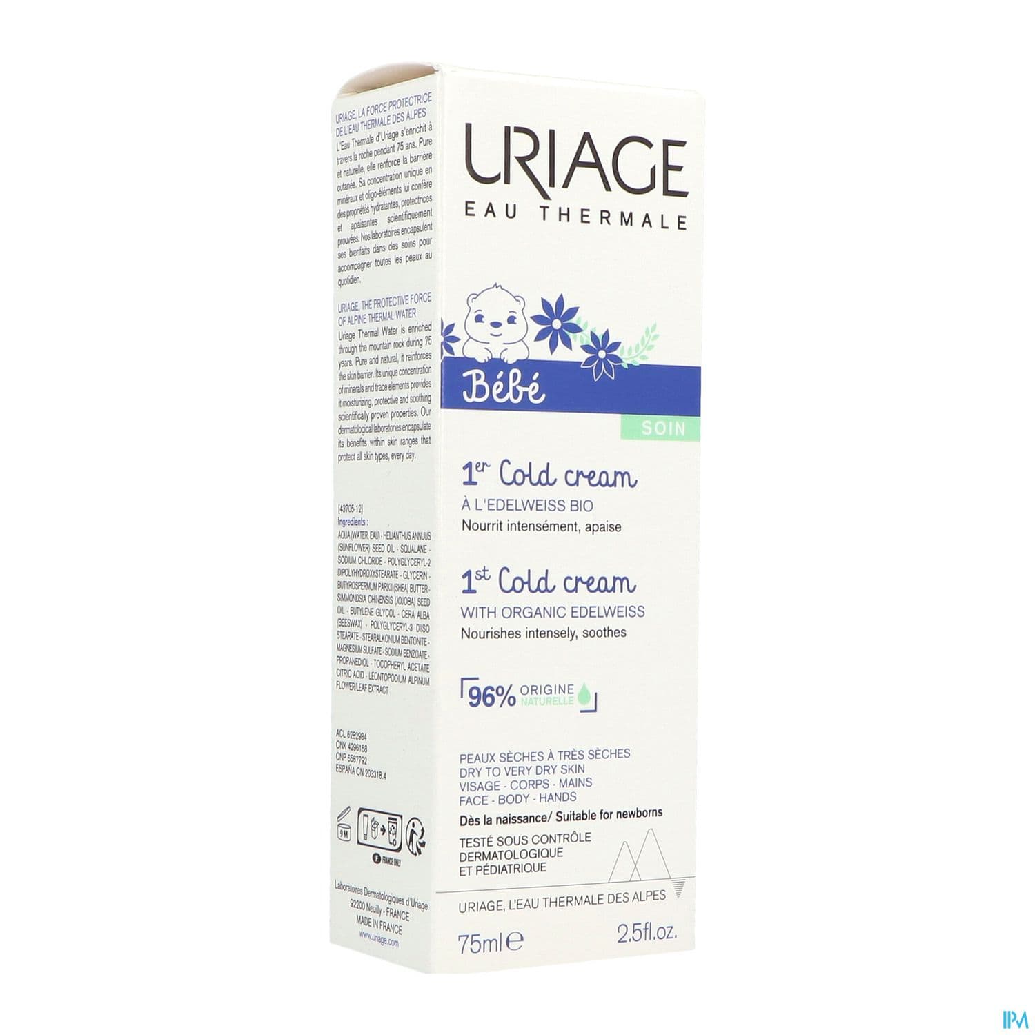 URIAGE BEBE 1ER COLD CREAM 75ML