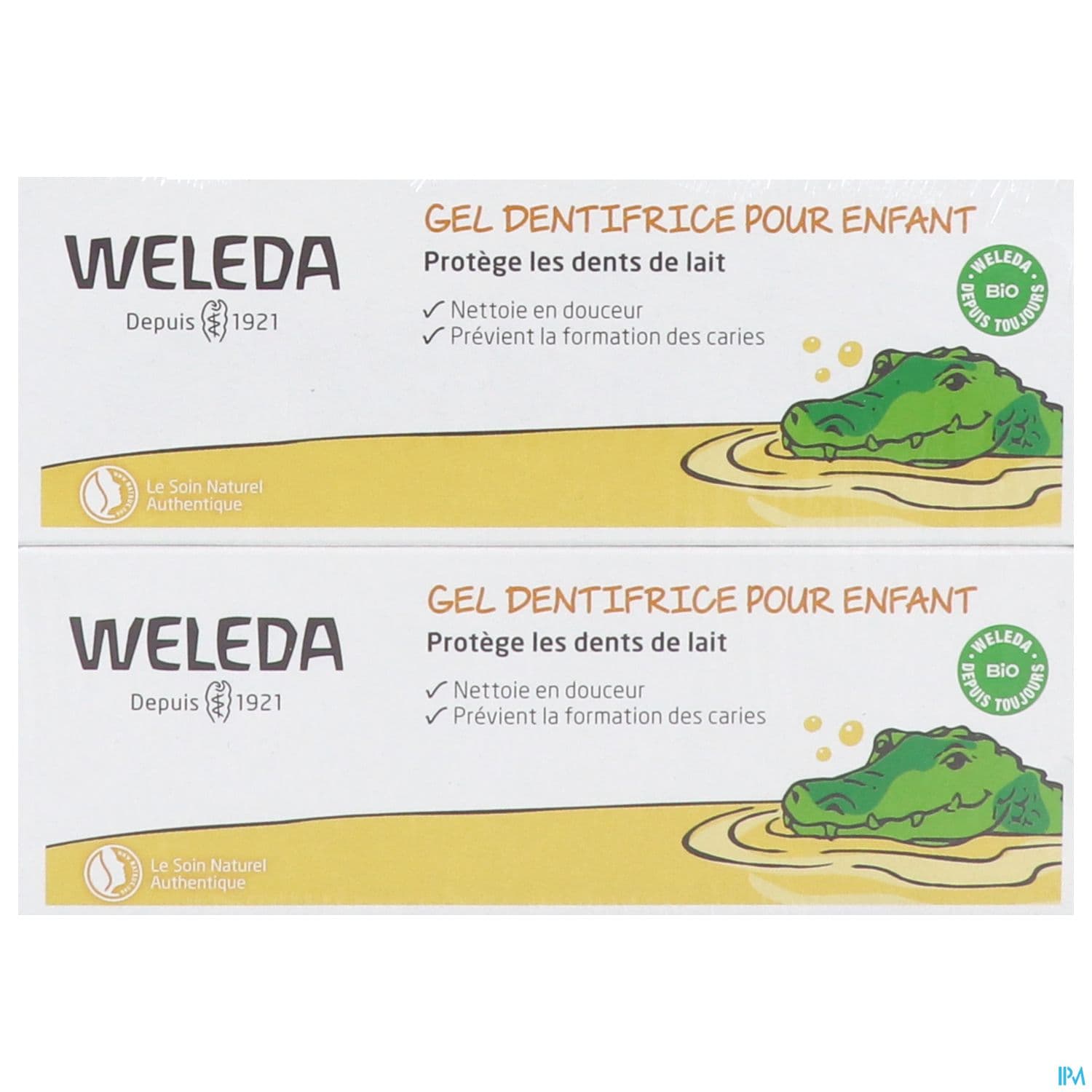 WELEDA DENTIFRICE GEL ENFANT DUO