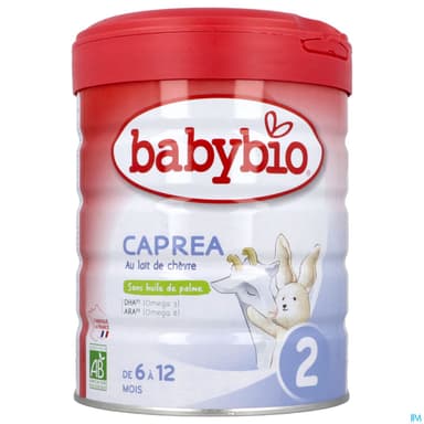 BABYBIO 2AG CAPREA LAIT BIO 800G