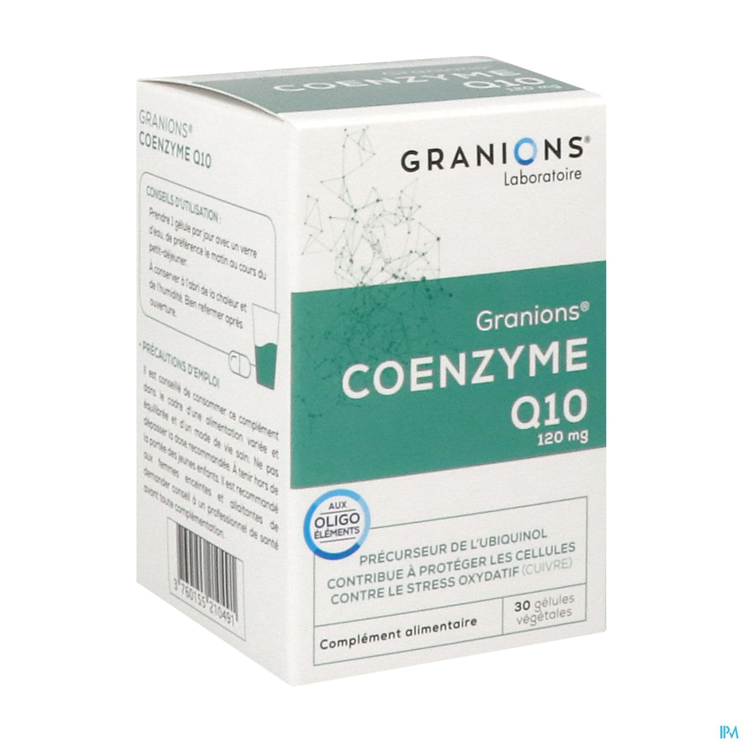 Granions Coenzyme Q10 120mg Gelule 30 — Pharmacie du Soleil Elsie Santé