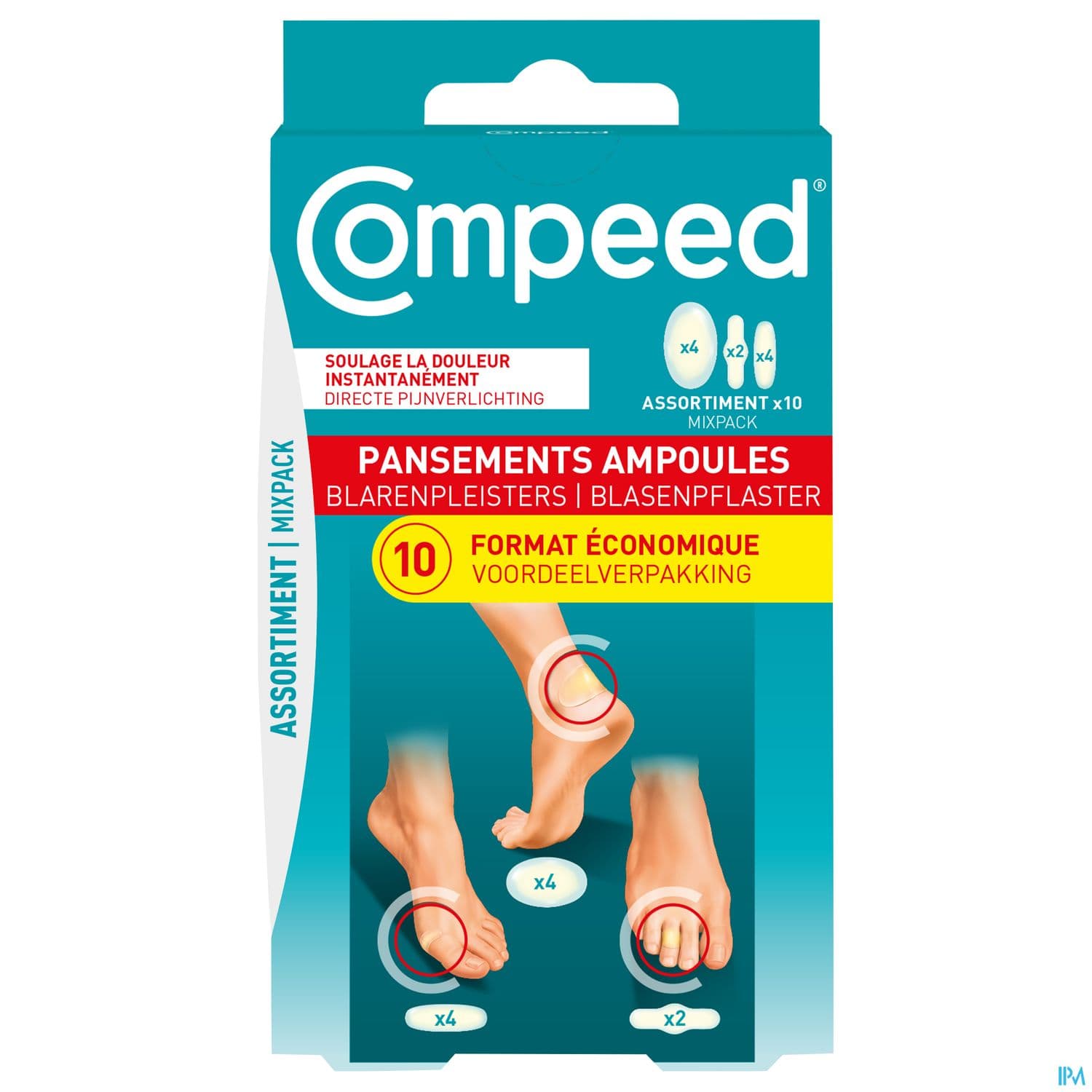 COMPEED PANS AMP ASSORTIMENT BTE10