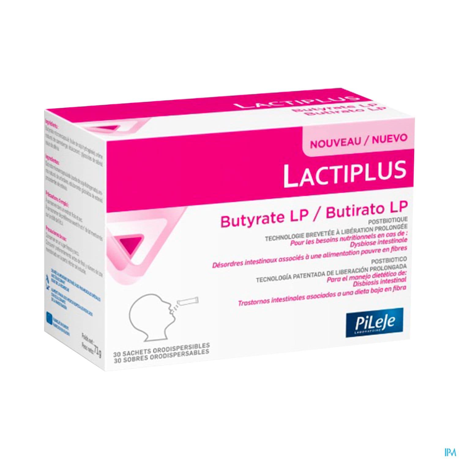 Pileje Lactiplus Butyrate Lp Sachet Orodispersible 20 — Pharmacie Marie Stuart
