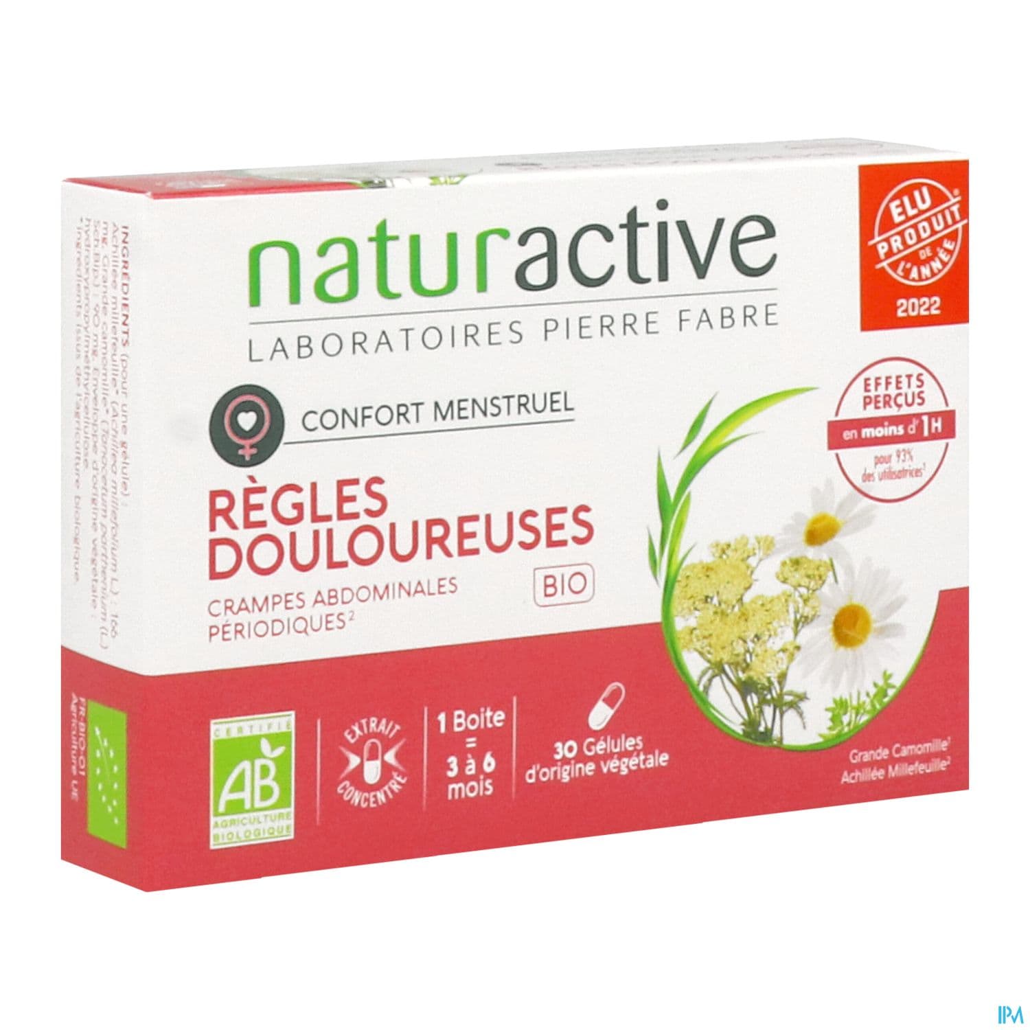 REGLES DOULOUREUSES NATURACTIV 30