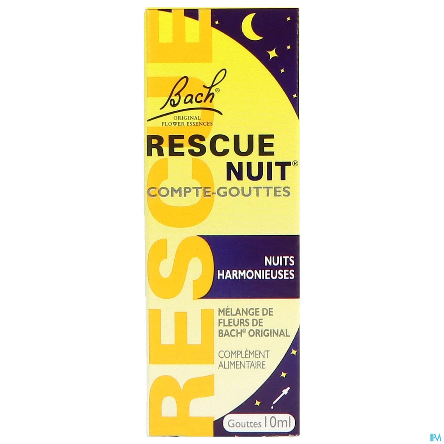Rescue Bach Nuit Compte Gouttes 10ml