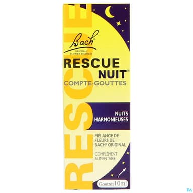 Rescue Bach Nuit Compte Gouttes 10ml