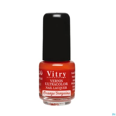 Vitry Vernis Ongles Orange Sanguine Mini 4ml