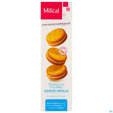 MILICAL MON BISCUIT FOURRE VANIL 8