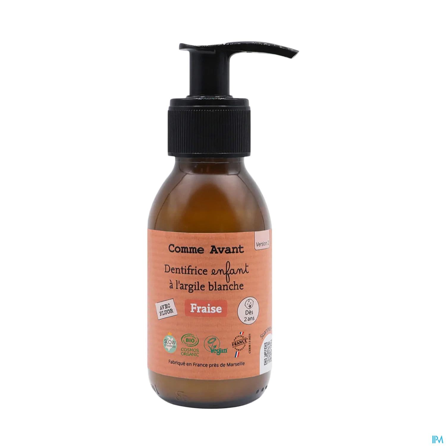 Comme Avant Dentifrice A l'argile Blanche Fraise 120g — Pharmacie aux enfants