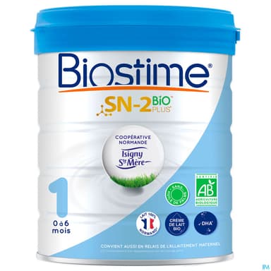 Biostime 1er Age 0/6mois Bio Poudre 800g