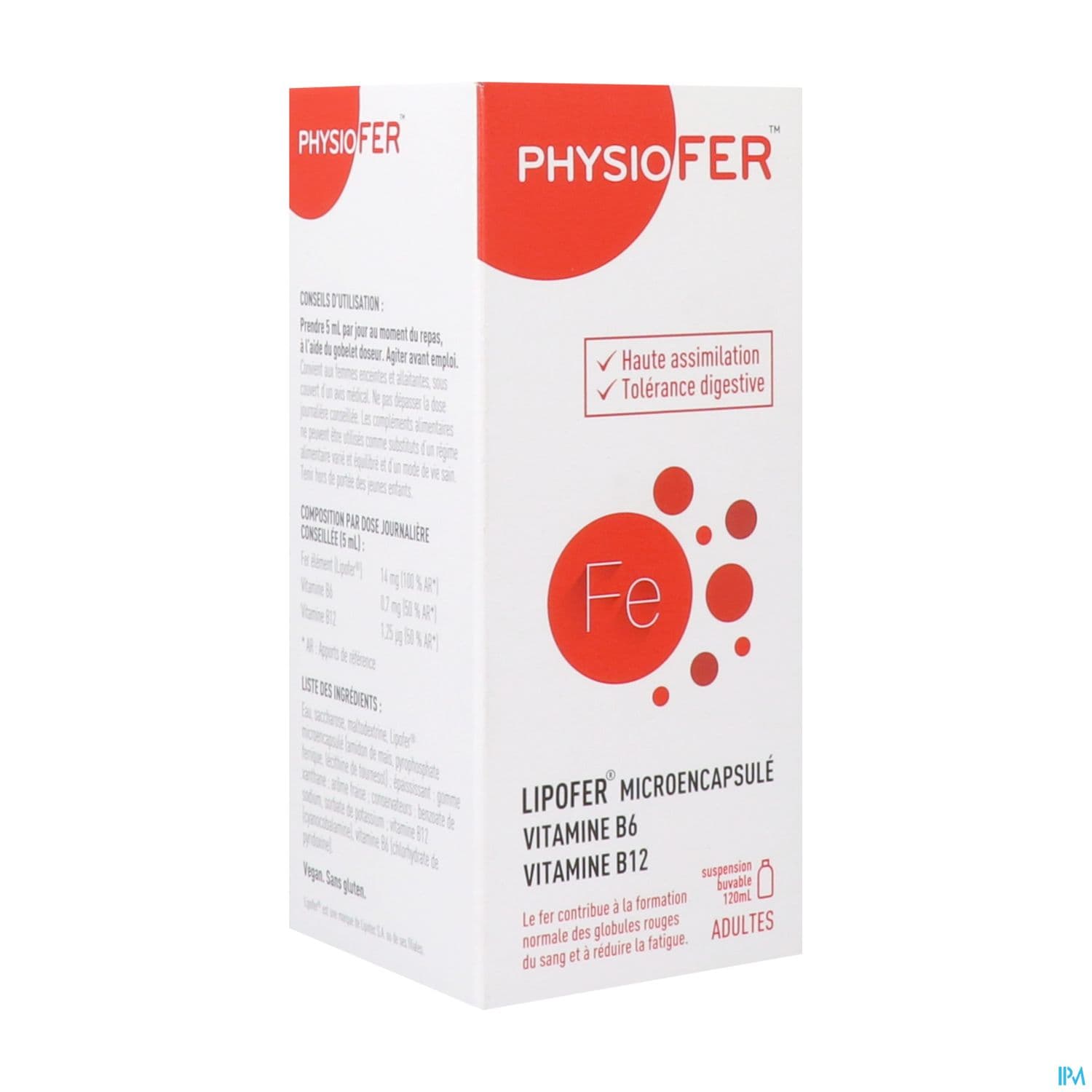 Physiofer Adulte Solution Buvable 120ml