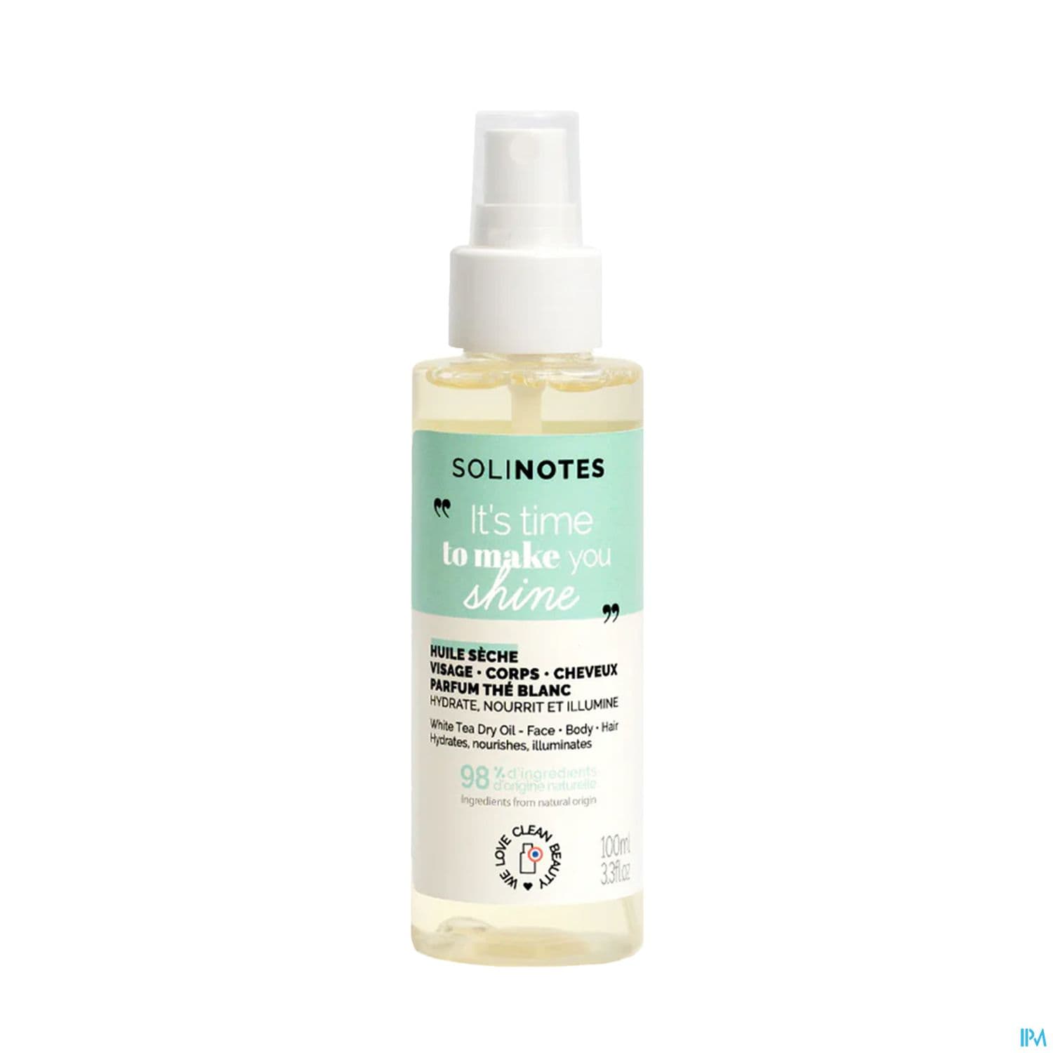 Solinotes Huile Seche The Blanc 100ml