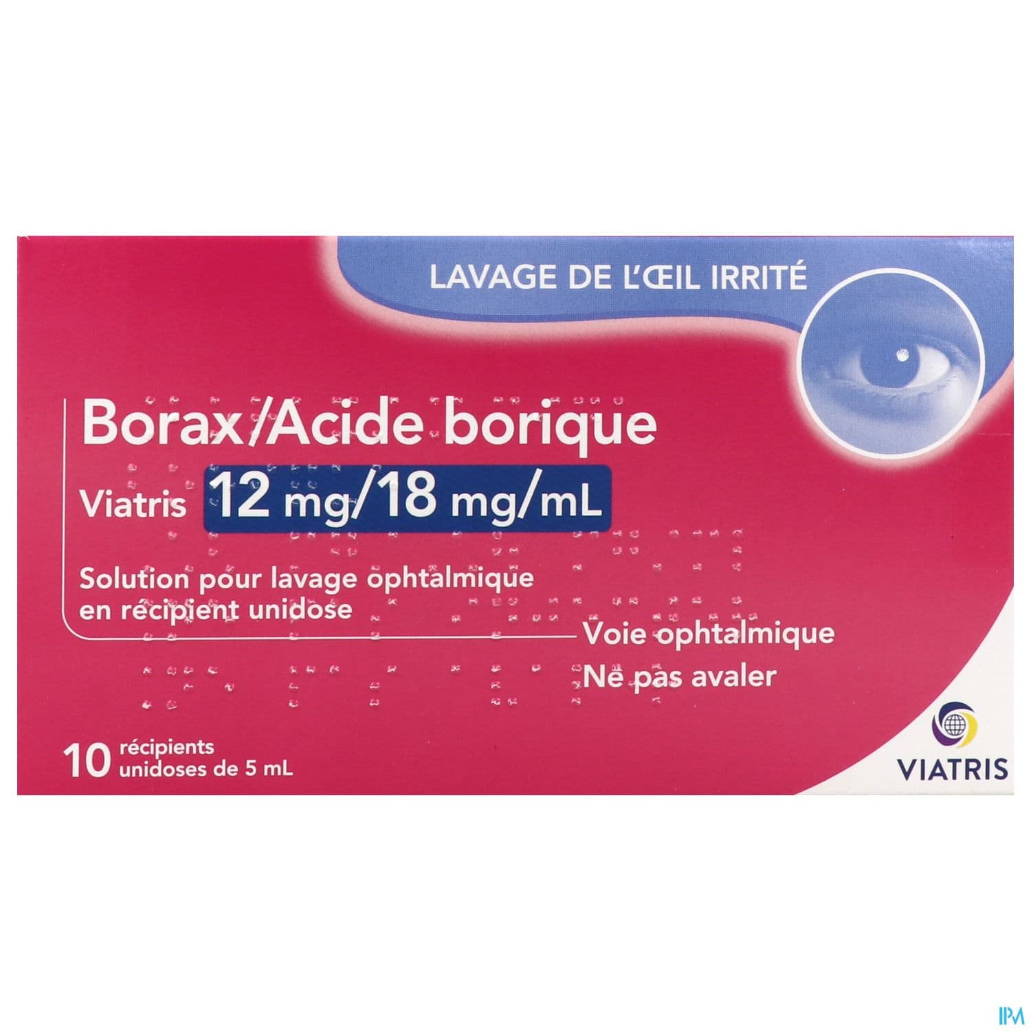 BORAX/AC.BORIQUE MYL SOL OPH 5ML10
