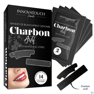Innovatouch Cosmetic Bande Blanchiment Dentaire Charbon