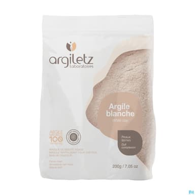 Argiletz Argile Blanche Poudre Ultraventilee 200g