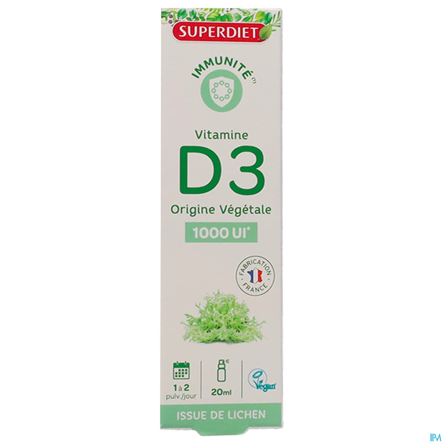 SUPERDIET VIT D3 SPR BUCC 20ML