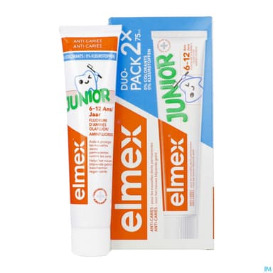 ELMEX JUNIOR PATE DTF 7-12ANS MENTHE 2T/75ML