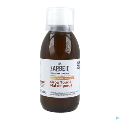 ZARBEIL SIROP AD/ENF TX&GORG 150ML