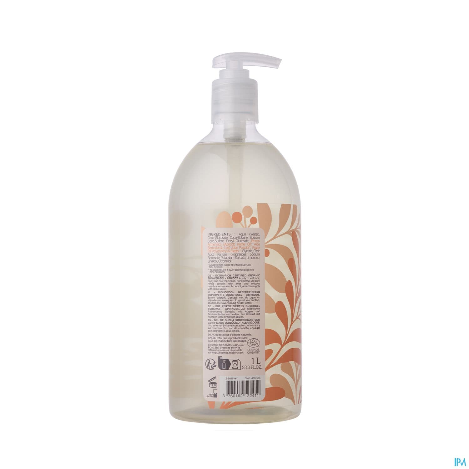 MKL GEL DCH ABRICOT BIO 1L