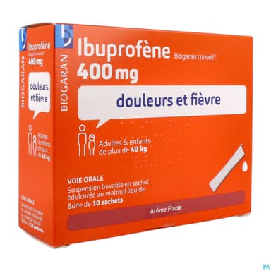 IBUPROFENE 400MG BIOG CONS SACH 10