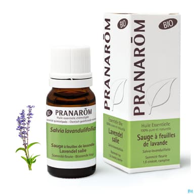 Sauge Feuilles Lavande Bio Hle Ess 10ml Pranarom