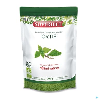 Superdiet Ortie Bio Poudre 200g