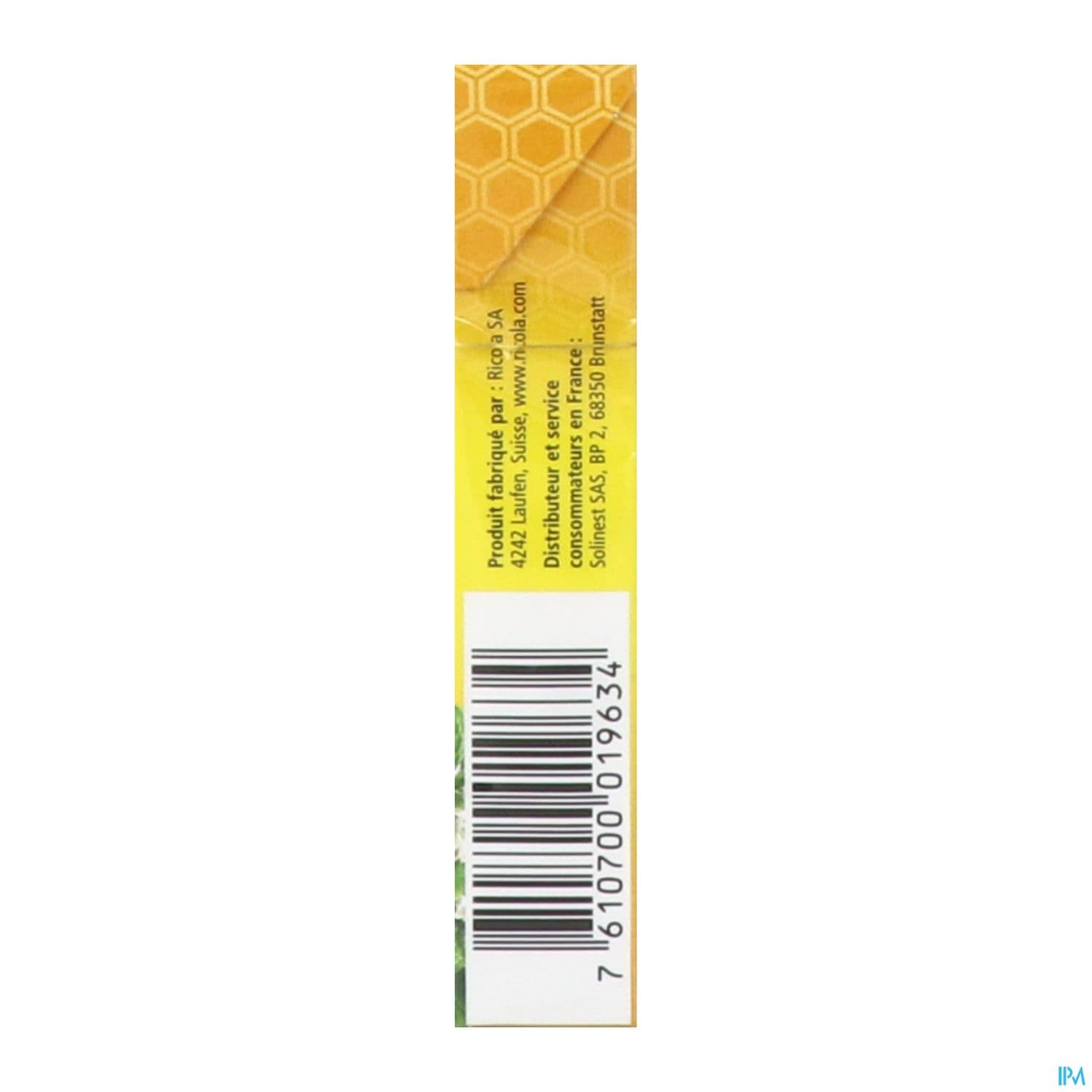 RICOLA RECONFORT MIEL CITRON 50G