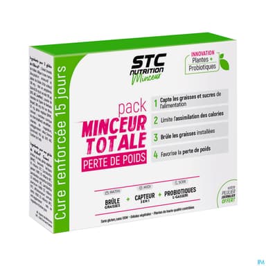 STC PACK MINCEUR TOTAL CURE 15J