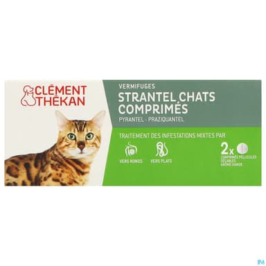 Clement Thekan Strantel Chat Comprime 2