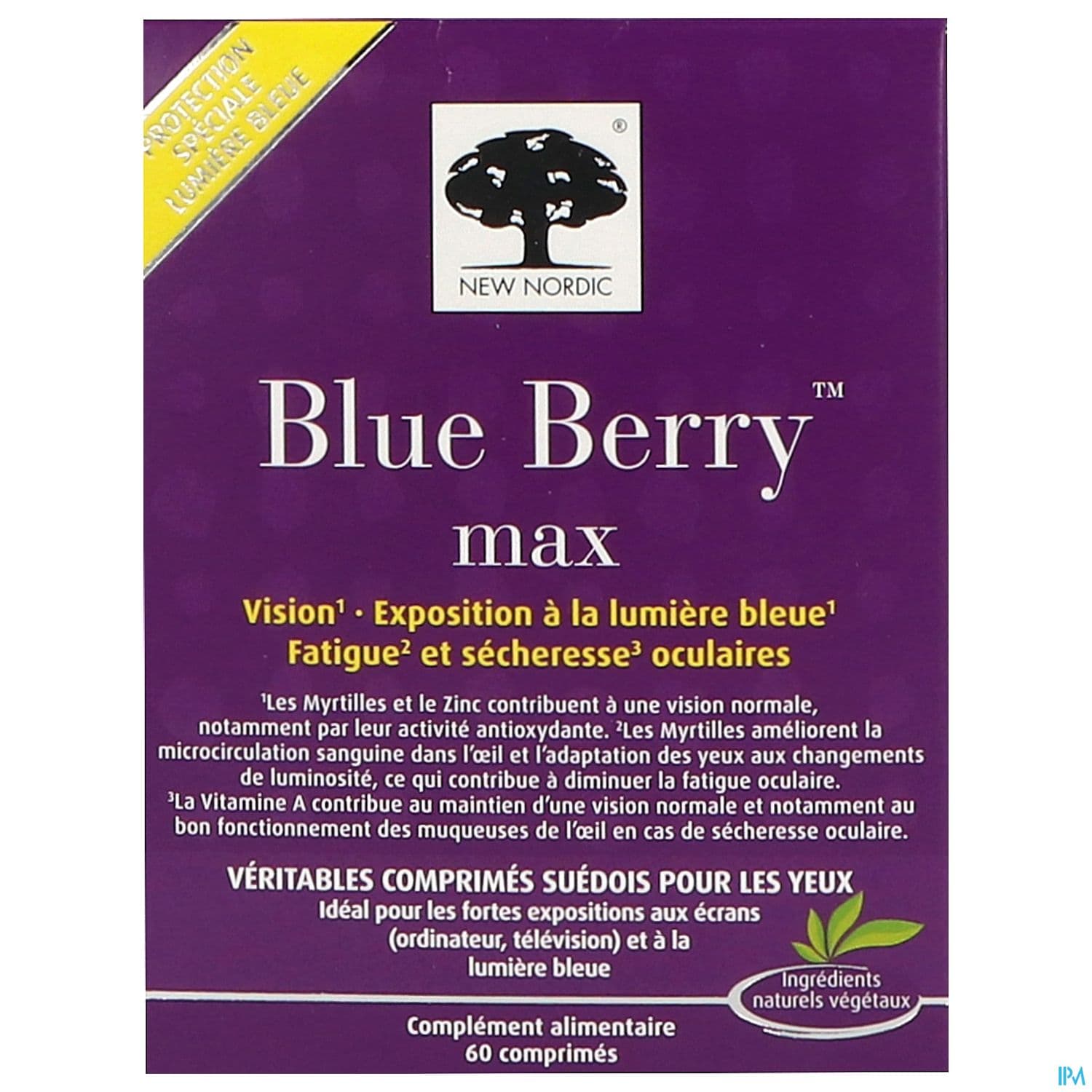 New Nordic Blue Berry Fatigue Oculaire Comprime 60