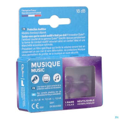 QUIES PROT AURIC SPEC MUSIQUE X2