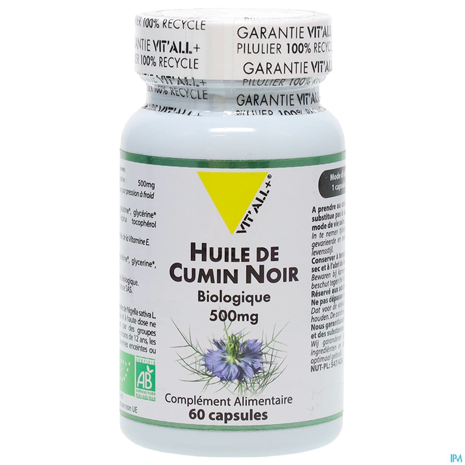 VIT ALL+ HLE CUMIN NOIR CAPS 60