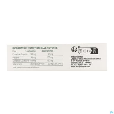 ACTIVOX PROPOLIS CPR SUCER 20