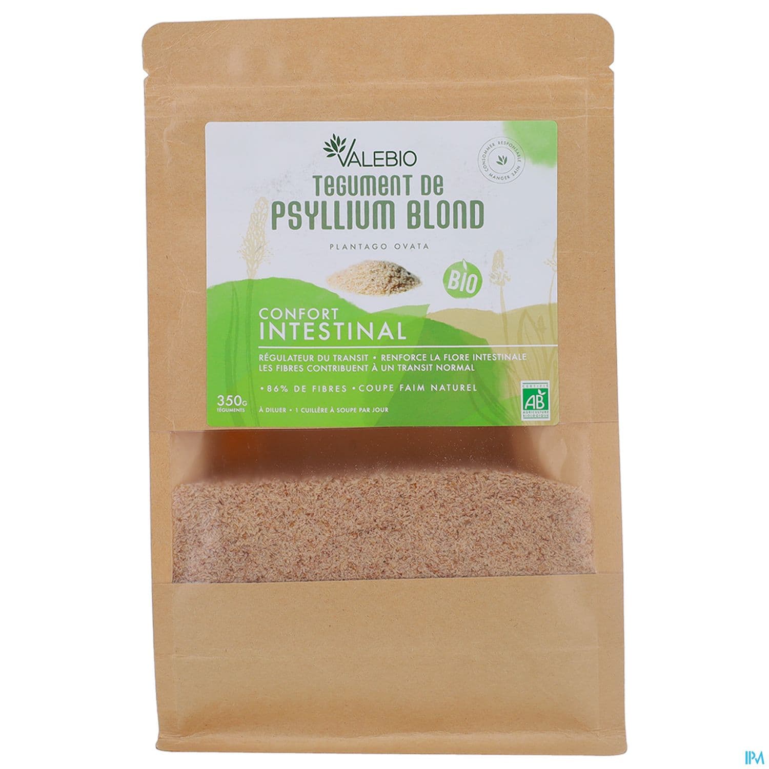 VALEBIO PSYLLIUM BLOND BIO 350G