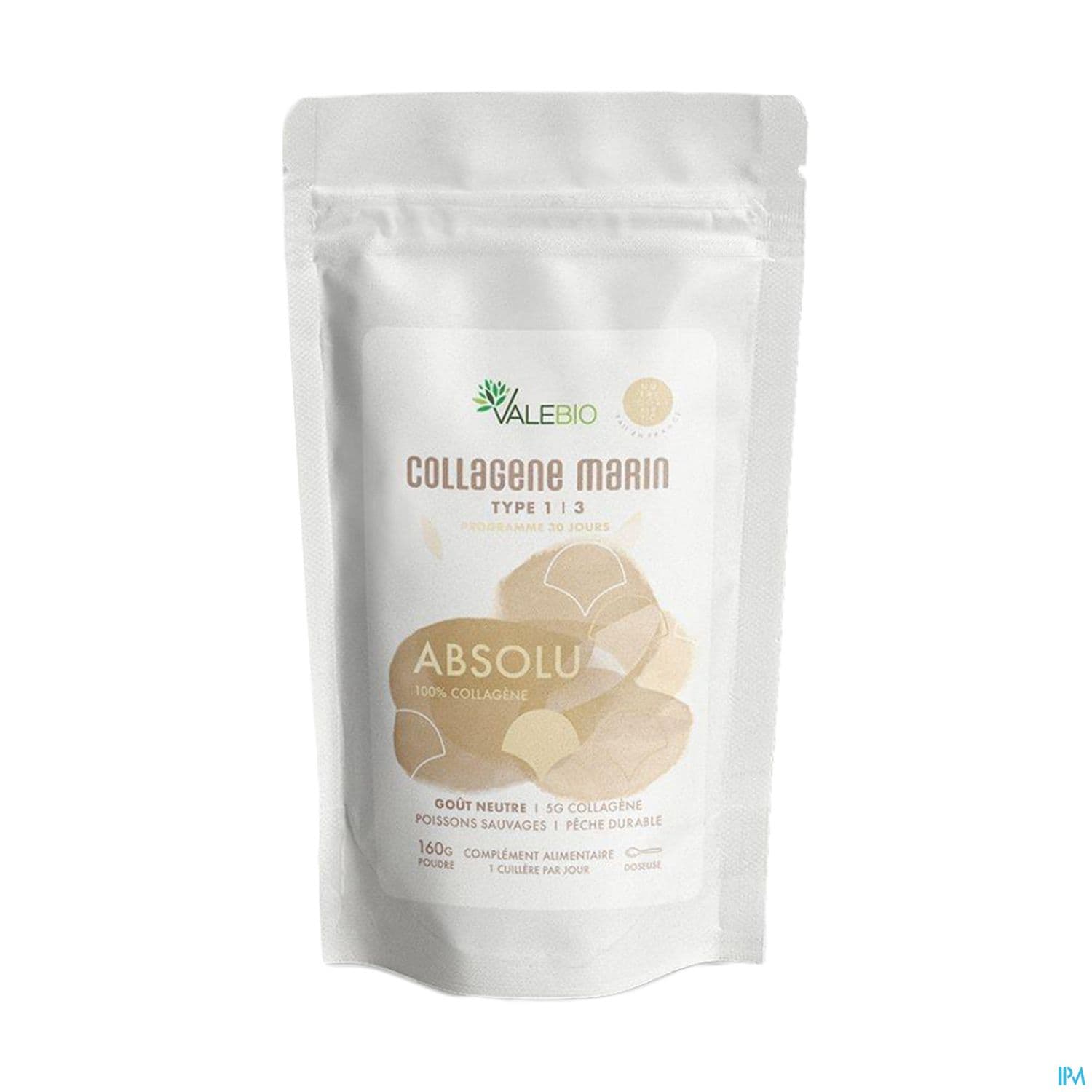 Valebio Nutricosmetique Collagene Marin Absolu Neutre 160g